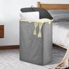 Folding Dirty Laundry Basket Removable Laundry Baskets Portable Clothes Organizer Hamper Large Bathroom Storage Hampers with Lid