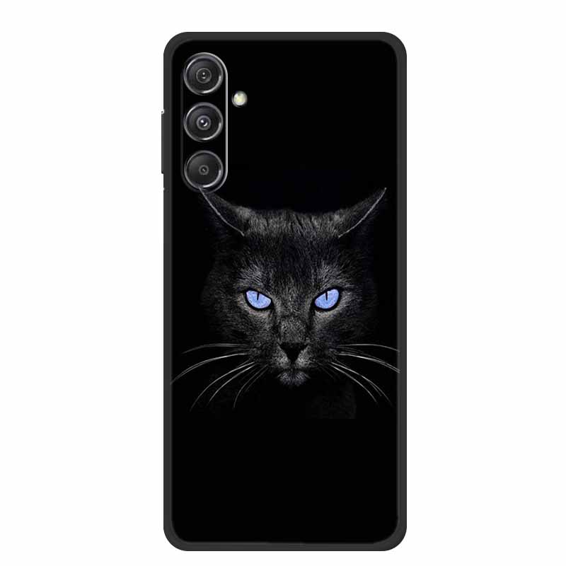 For Samsung A16 5G Phone Case Cover Lion Wolf Tiger Black Silicone Soft Back Cover Cases For Samsung Galaxy A16 Case A 16 Coque