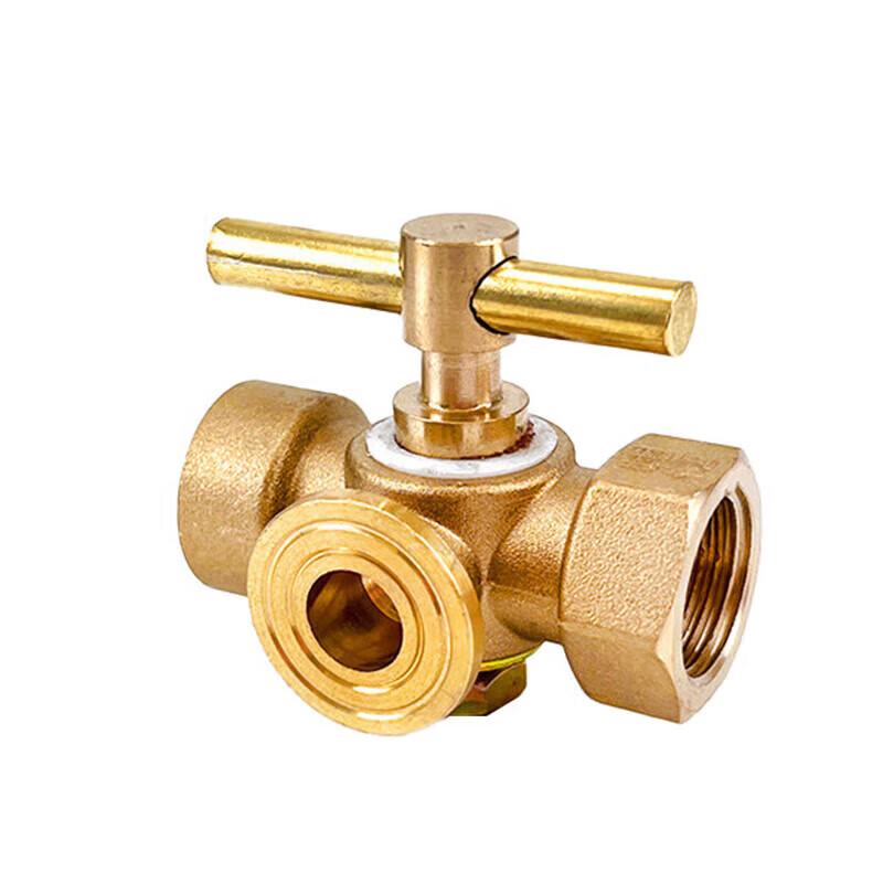 Brass Internal Thread 3-Way Plug Pressure Reducing Valve
