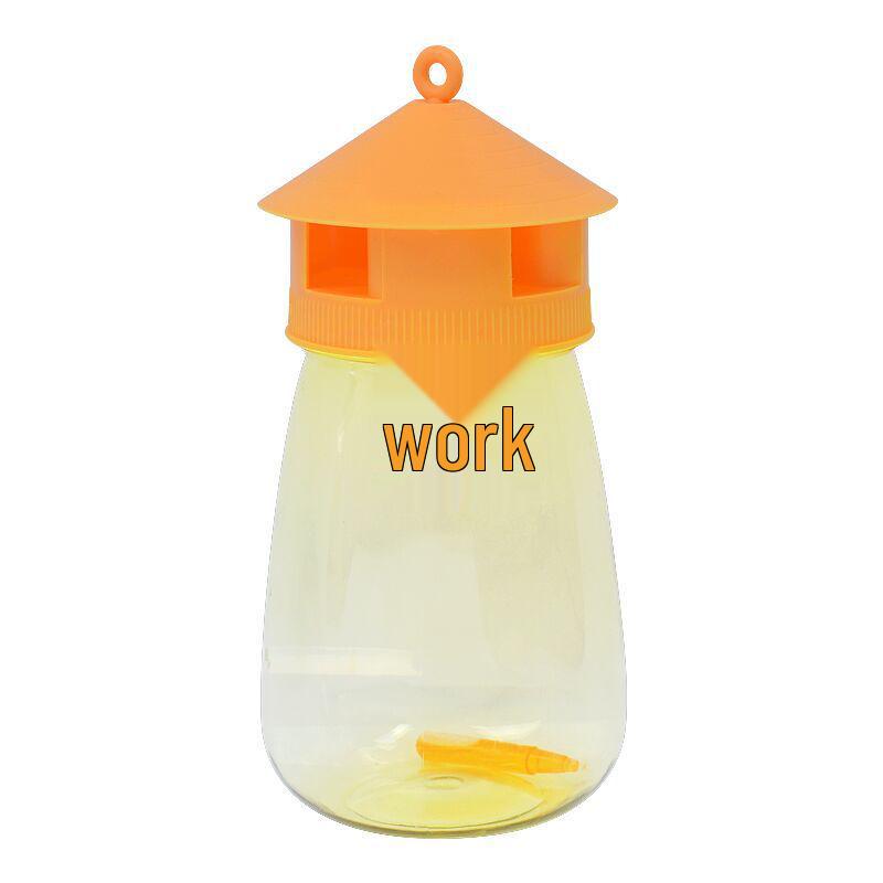 Upgraded Four-Hole Fruit and Melon Fly Trap Needle Bee Catcher