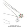 Snowflake Japanese and Korea Style Necklace Titanium Steel Couple's Pendant Christmas