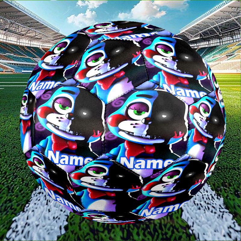 Custom Name Personalized Five Nights At Freddy's Print Size 5 Soccer Ball Training & Match Football, for Team, Kicking, Gift for Football