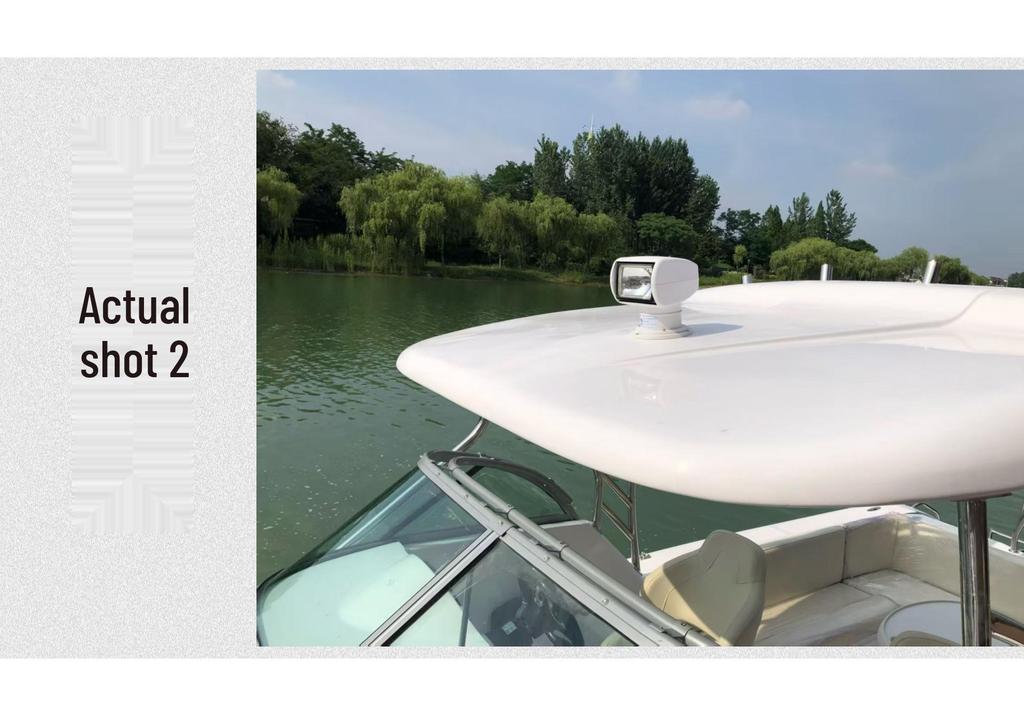 Rotatable Marine Remote Searchlight 12V/24V Xenon Halogen for Yachts & Speedboats - Super Bright Floodlight