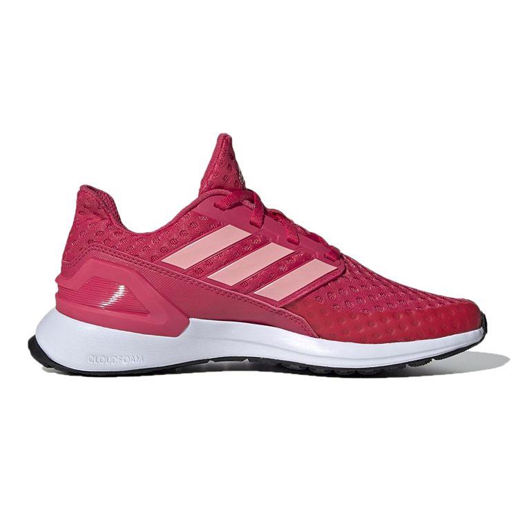 Adidas Run J Abrasion Resistant Low top Kids' Running Shoes Red Teenagers FV4102