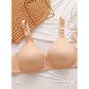Front Clasp Design, Adjustable Straps, Non-removable Pads, Textured Fabric Provides Support and Comfort for All-season Wear, Black, Comfort Underwear
