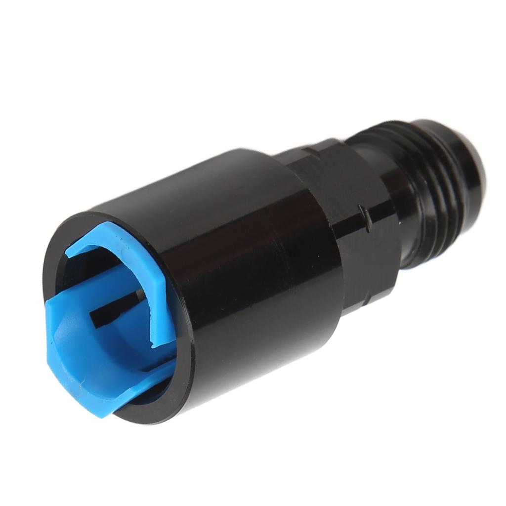 EFI Adapter AN Male Quick Disconnect Black Anodized 6061‑T6 Aluminum Alloy Push On Fitting