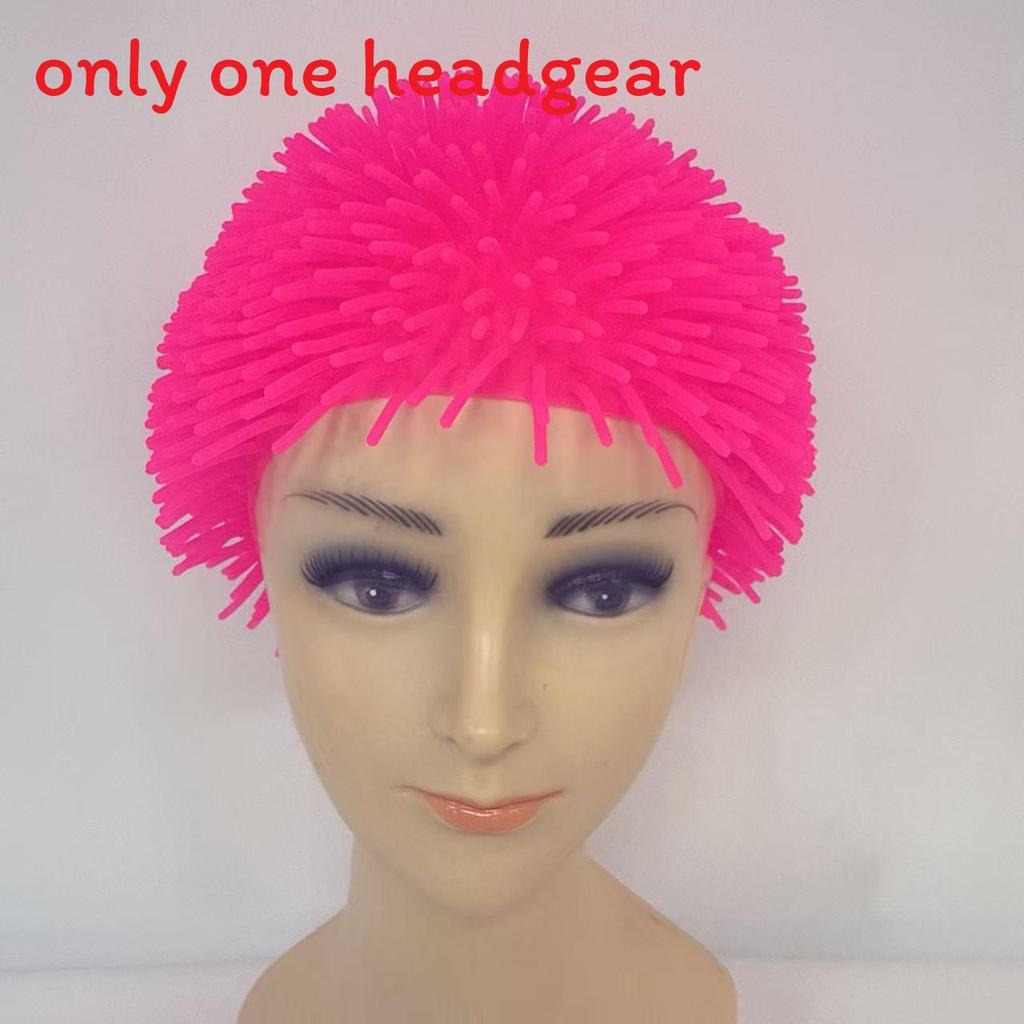 Tpr Soft Hair Long Furry Hat For Kids And Parents Interactive Play Toy