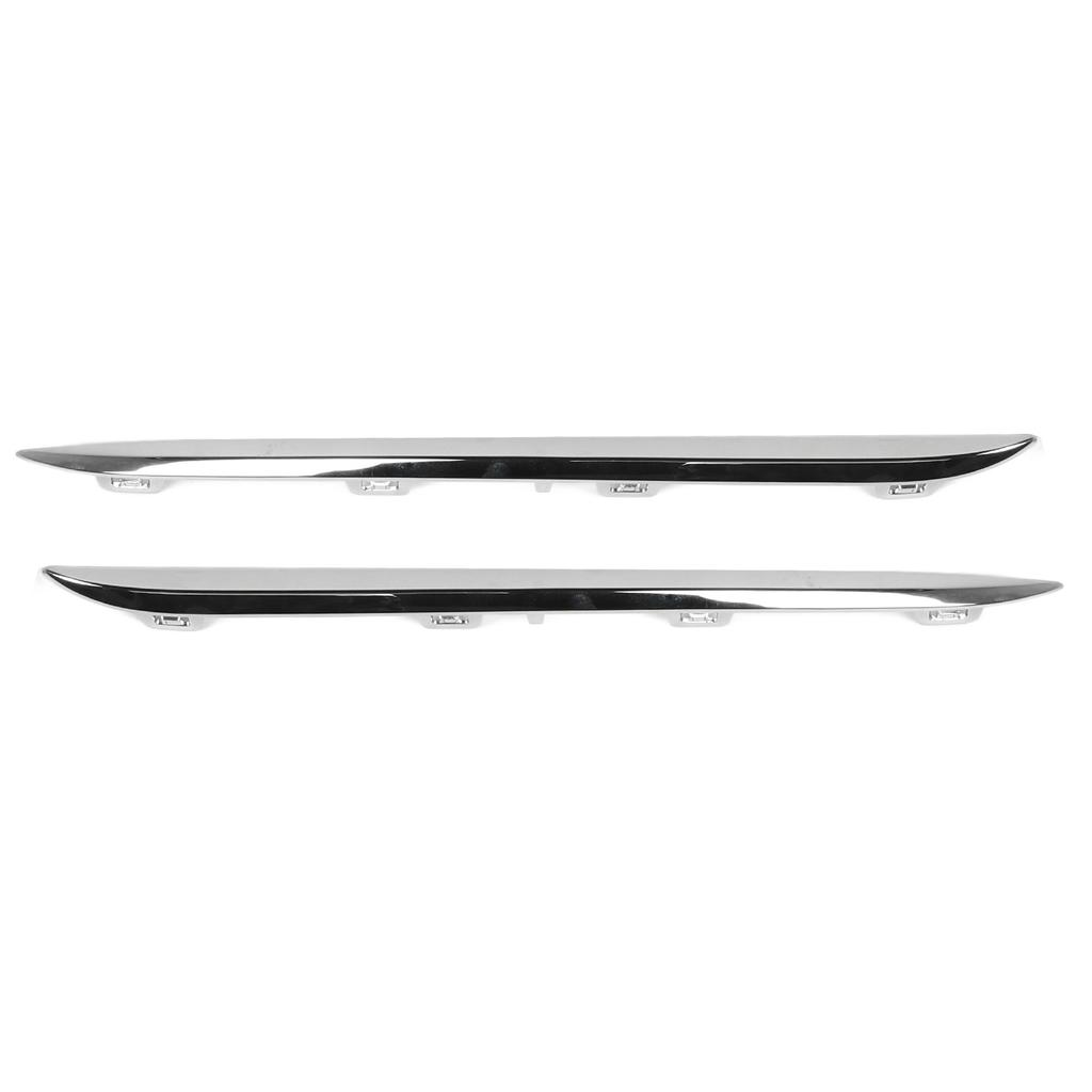 2pcs Rear Bumper Chrome Side Molding Trim Replacement for Benz C?Class W205 Standard Pre?Facelift