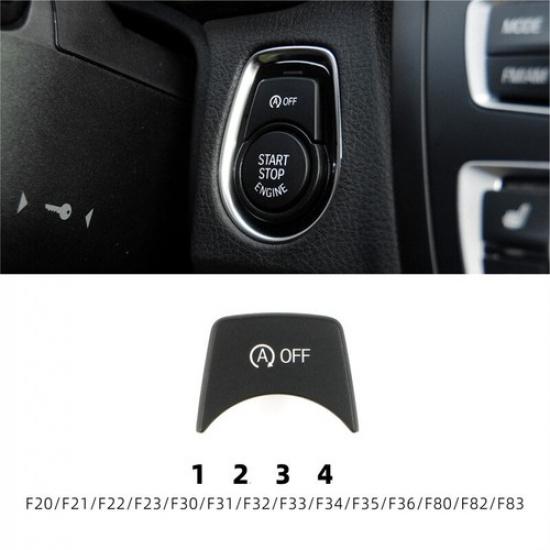 Durable ABS Car Front Start A Off Button Fix Trim For BMW 3 Series F30 2013-2018