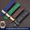 Watchband for HUBLOT BIG BANG 25*19mm Genuine Leather Waterproof Men's Watch Strap Chain Watch Rubber Bracelet Wristband