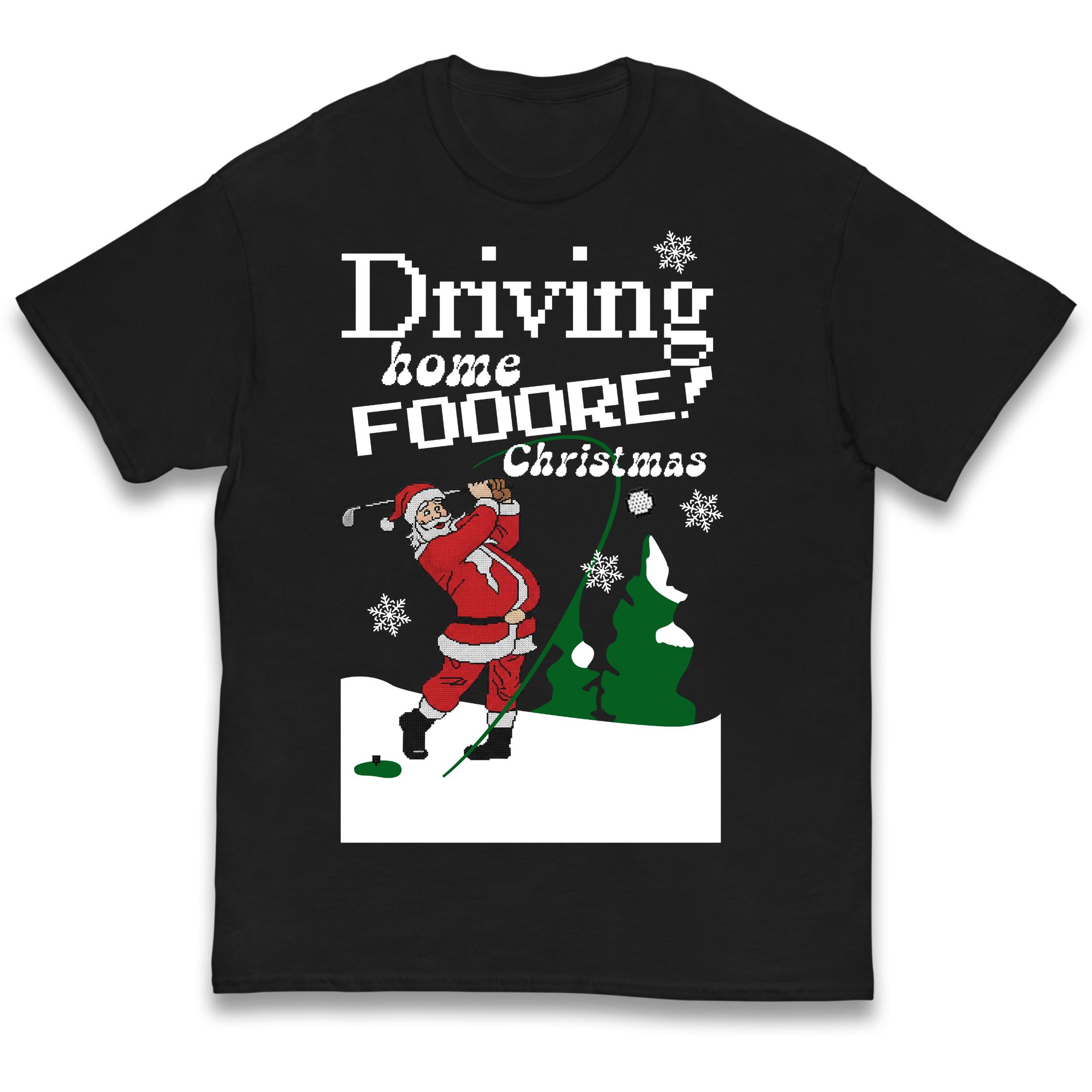 Driving Home Fooore Christmas Golf Christmas Kids T Shirt 140