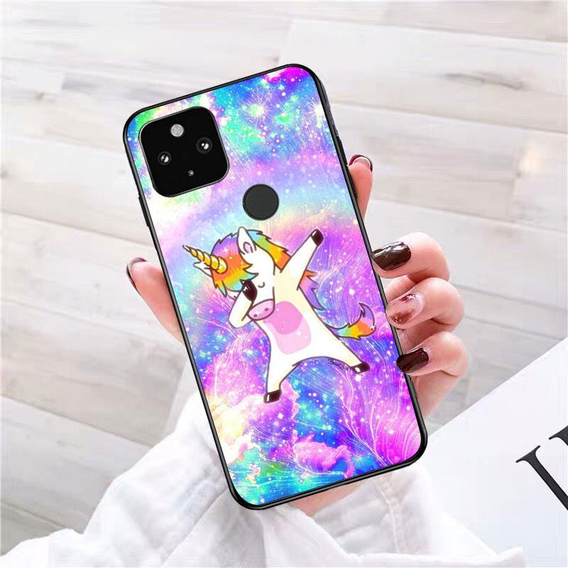 Cute Rainbow Unicorn Phone Case for Google Pixel 7 Pro 7 6A 6 Pro 5A 4A 3A Pixel 4 XL Pixel 5 6 4 3 XL 3A XL 2 XL