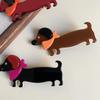Popular Acetate Dachshund Hair Clip Fun Sausage Dog Hair Clip for All Ages Lovely Hair Barrettes Side Hair Styling Clip