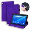 Suitable for Lenovo Tab 10.1-inch 2026 tablet, calf pattern embossed card holder, leather case M10 3rd generation