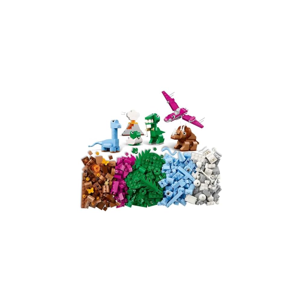 LEGO Classic Dinosaur Building Toy 11041 Educational Blocks for Kids Ages 5-8