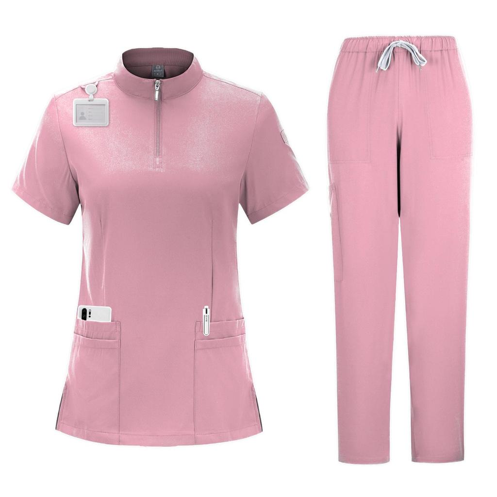 Women's Short Sleeve Spa and Salon Uniform Shirt 