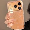 Polka dot flower angel bear for iPhone16 transparent 17promax mobile phone case Apple 15 space case 14