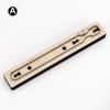 1pc Precision Leather Crafting Knife Mold - Long Handle, Steel Cutting & Stamping Template For Diy Leather Bag Straps
