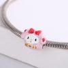 MINISO New copper Dopamine Cute Cartoon Doll Talisman Charm Bead Compatible With for Authentic Bracelets Do It Yourself BoysGirls Boutique Jewellery