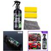 3 In 1 Car Cleaning Kit Microfiber Towel Ceramic Coating Spray Sponge Set