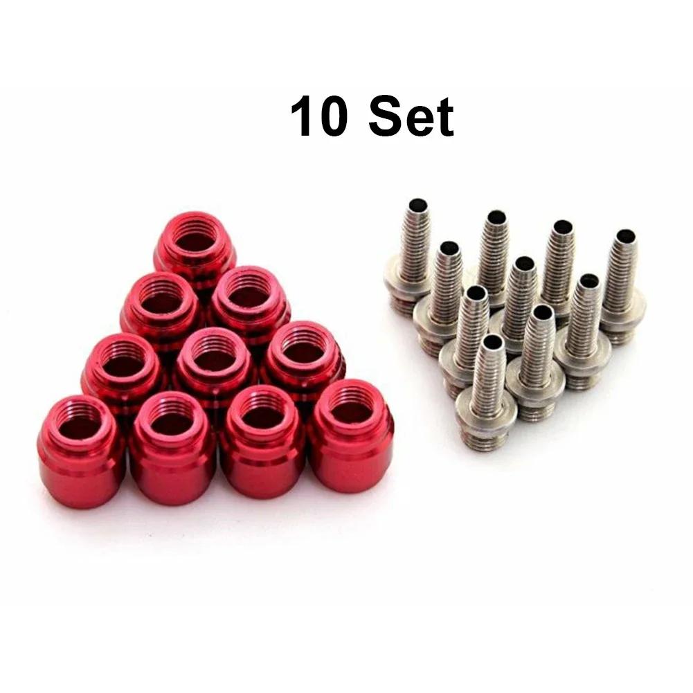 10 Set Oil Needle Olive Heads Disc Brake For-AVID For SRAM Stealthama Jig Brake Olive Head Needle Bicycle Parts Accessories Without Wrench