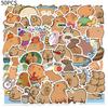 Cute Cartoon Capybara Stickers 50 Pack Waterproof For Skateboards Luggage And Phones