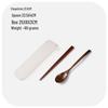 Korean Style Portable Cutlery: Wooden Chopsticks & Spoon Set for Students, Kids, Office Workers, and Travel