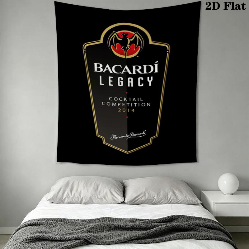 Bacardi Wandkleed Esthetisch Wandkleed Bedrukt Stof Deken Decoratieve Wandkleden voor Slaapkamer Woonkamer Huisdecoratie