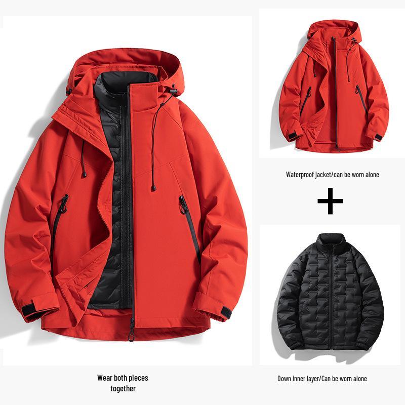 Bird's Unisex 3-in-1 Windproof & Water-Resistant Ski Jacket