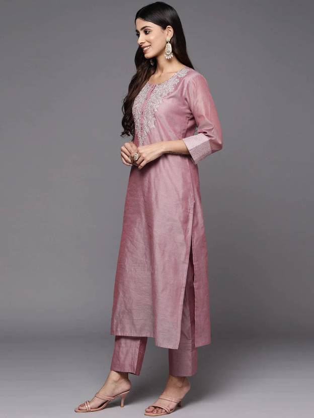 Indyjski projektant kobiet Kurti Salwar Suit Party Wear Bollywood Top Tunika Kurta Spodnie Dupatta Set Dress