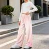 Girls' Casual Flannel Pants Warm Loose Fit Printed Bottoms for Cozy Everyday Wear