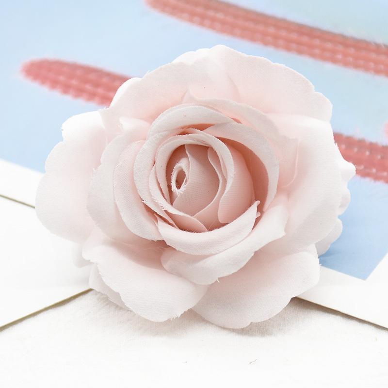 

Silk Artificial Flowers Roses Festival Wedding Wreath Bridal Bouquets Home Room Wreath Brooch Decora Diy Scrapbooking Gifts Box 5 pcs
