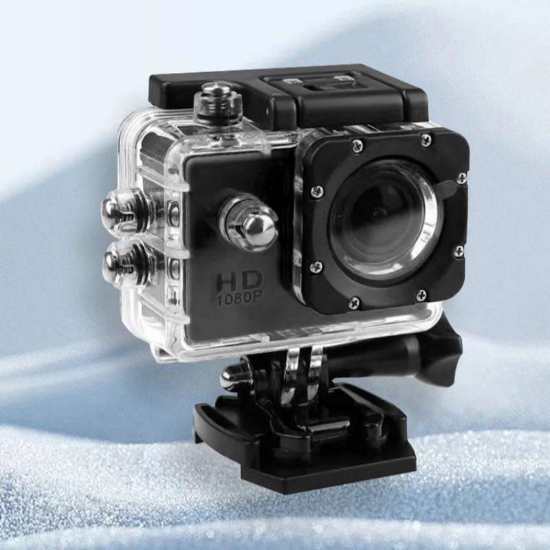Full HD 1080P Waterproof Sports Camera - 2.0 Inch Mini Camcorder with Accessories for GoPro Style Action Recording