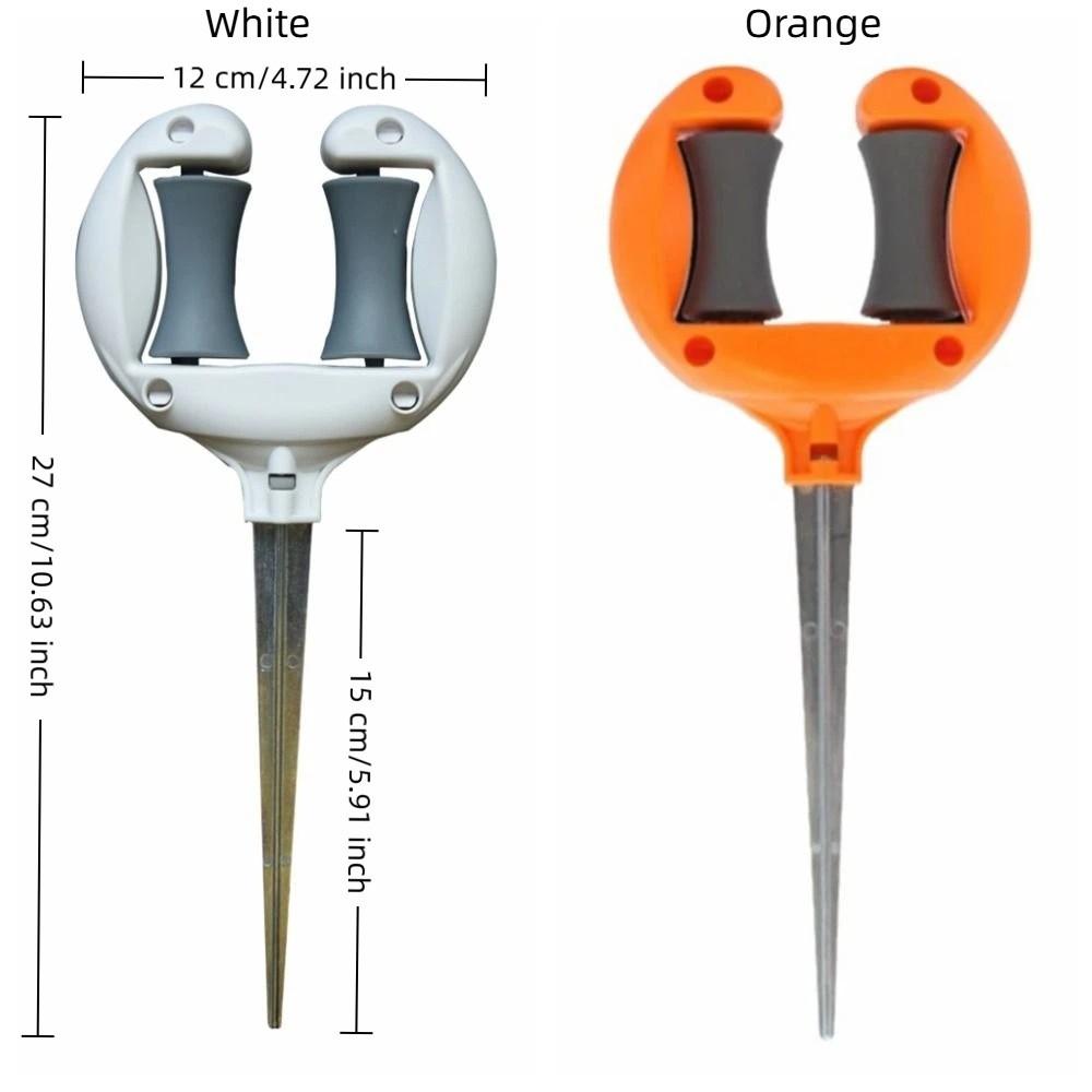 Durable Hose Guide Holder Roller Top Hose Guide Spike Practical Garden Hose Guide  Lawn Watering