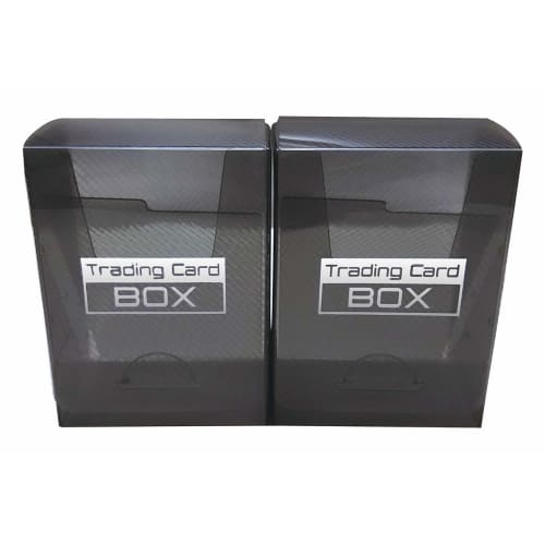 

TCG Trading Card Deck Case, Set of 2, Clear Black