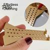 Ceramic Edge Tracing Tool Border Draw Positioning Template, Metal Pottery Line Tool, Smooth Precision Drawing Template Artistic for And Plates
