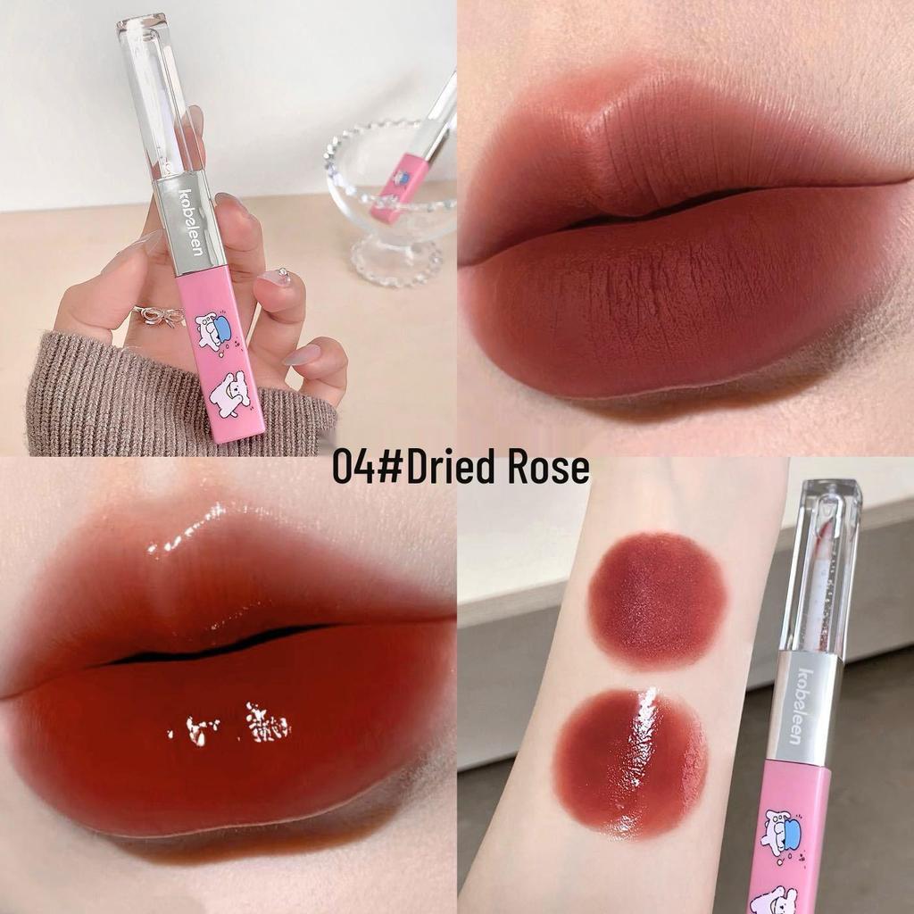 Kobeleen Mist Party Dual-End Lip Glaze & Velvet Matte Lipstick