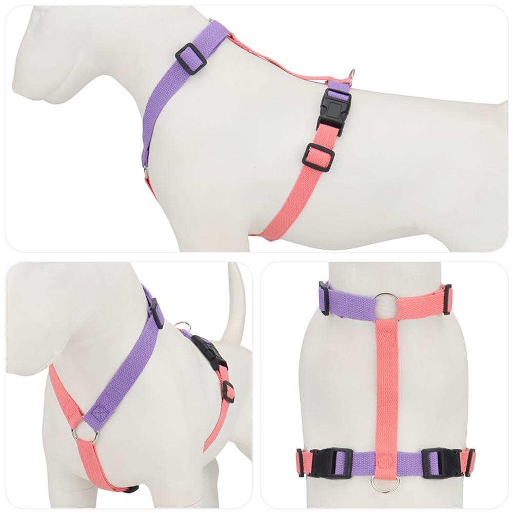 Classic Step-in Dog Harness and Leash Set-No Pull Pet Adjustable Halter Harness with Leash Easy Walk Running Training for Small Dogs&cat