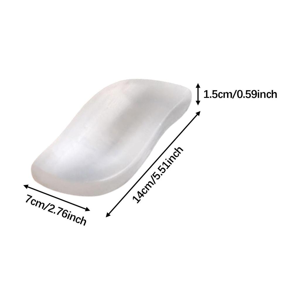 Selenite Crystal Plate Crafts Ornament Birthday Gift Tabletop Centerpiece Relaxation Minimalist Charging Bowl Decor Meditation