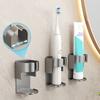Electric Toothbrush Holder Rack Saves Space Seamless Bathroom Self-Adhesive Wall-Mounted Toothbrush Storage Base