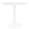 ROUND WHITE TABLE Skinny for the Dining Room MODERN