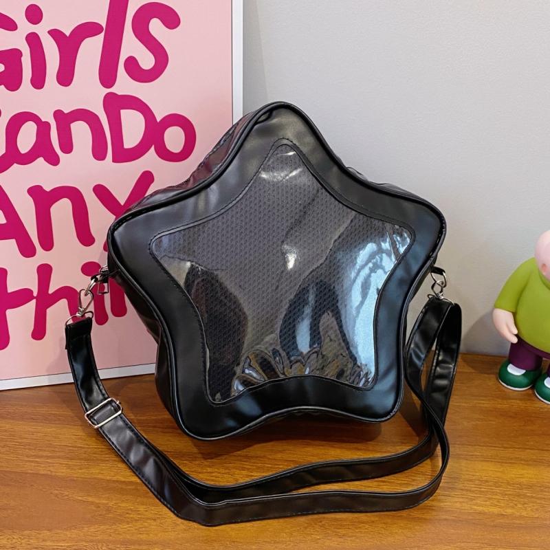Cute Apple Shape Ita Bag Fashion Original Women's Backpack Multifunctional Crossbody Bag Five-pointed Star Harajuku Girls Bag