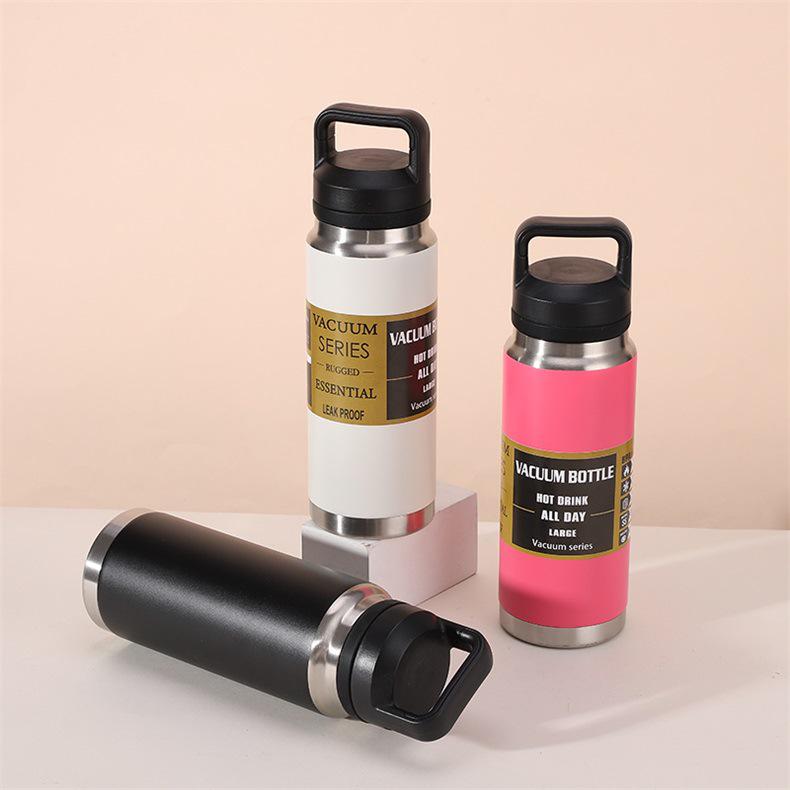 Stanley 304 Stainless Steel Sports Water Bottle with Double Lid and Vacuum Insulation
