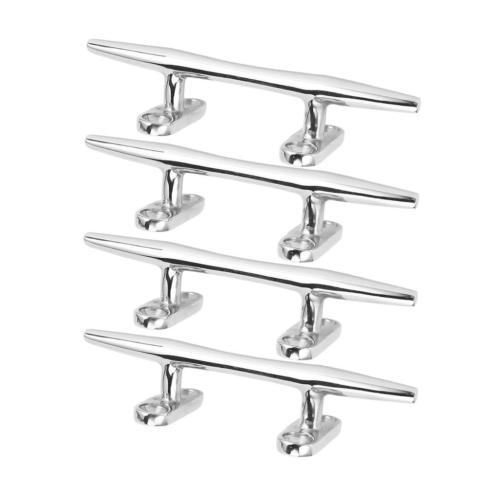 KIMISS 5" Boat Cleats 316 Stainless Steel Heavy Duty Rope