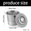 Reusable Coffee Pods for Coffee Maker PB051/CFP101/PB041-304 Stainless Steel K Cups Coffee Filters-Compatibled with Single Serve and Dupli Brew Coffee