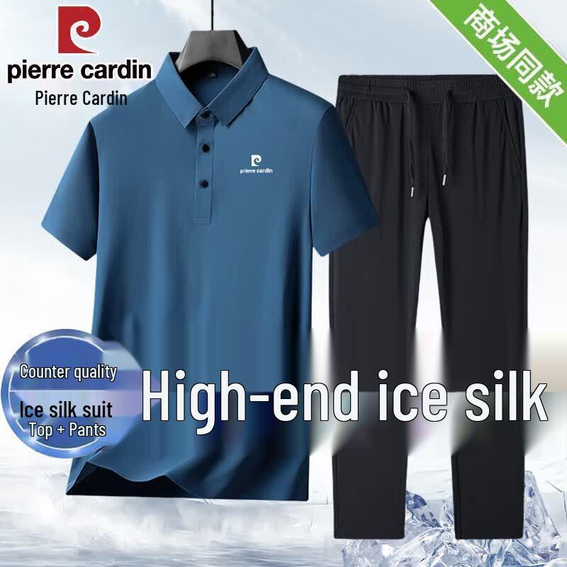 Pierre Cardin Men s Ice Silk Cooling Polo Shirt L