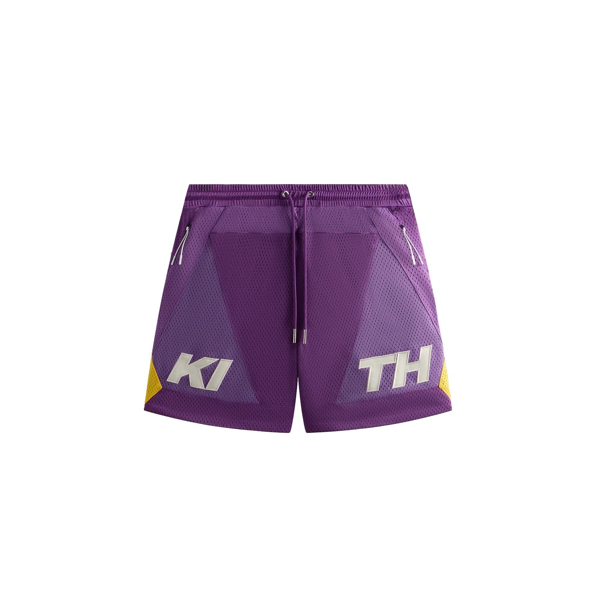 Kith Mesh Turbo Short Custom Men Bottoms Purple KHM060991-6009 XL