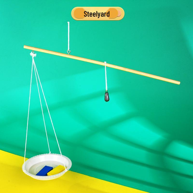 Handmade DIY Beam Balance for Kindergarten Science Experiments