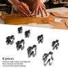 Leather Cutting Dies 8pcs, High Carbon Steel Cactus Shaped Punching Tool Metal Leather Craft DIY Cutting Mold for Leather Crafts and Other Art