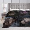 Leon Kennedy Blanket Adults  Flannel Throw Blanket For Sofa Home Comfortable Design Quality Bedspread Gift